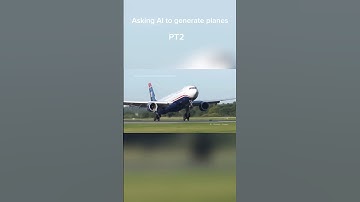 Asking ai to generate planes pt2 #aviation #aviationlovers #plen