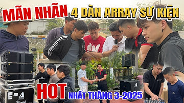 Mãn nhãn với 4 dàn Array sự kiện, đám cưới HOT nhất hiện nay 2025