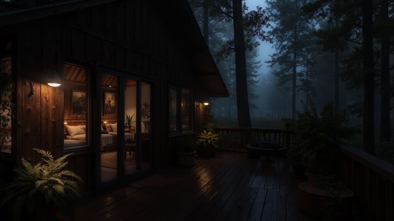 Forest Rain Sounds ⛈️ Heavy Window Rain to Fall Asleep in 3 Minutes | Soothing Rainy Day Ambience