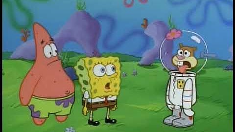 (why are you here) sandy cheeks crying (homesick)
