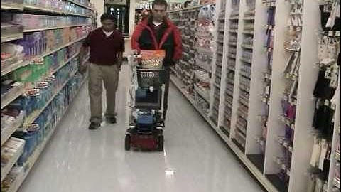 RobotCart, Robotic Shopping Cart for the Blind, at Lee