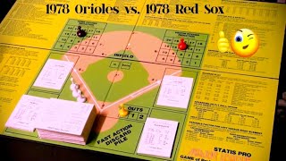 Statis Pro Baseball: 1978 Baltimore Orioles vs. 1978 Boston Red Sox