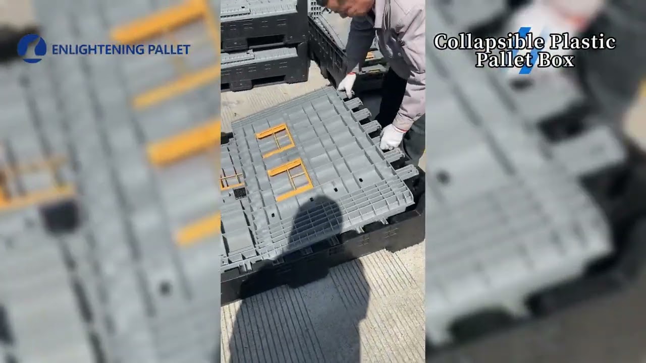 Collapsible High-quality Plastic Pallet Box