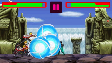 Naruto vs 3 CPU vs cpu epic !!!!