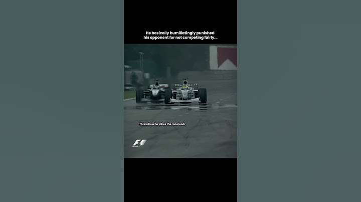 When Michael Schumacher couldn't stop Mika Hakkinen in F1