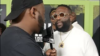 Rick Ross Almost Handles Reporter After Asking About Snitching and 6ix9ine At BET Awards