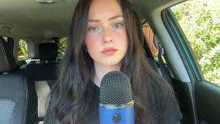 ASMR whisper ramble in my car (formula 1, anime) 🌿