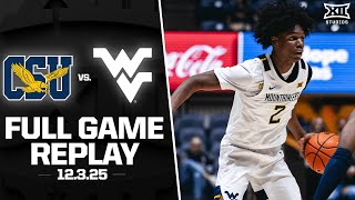 Coppin State vs. West Virginia Full Game Replay (12.3.25) | 2025-26 Big 12 Men's Basketball