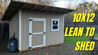 10x12 Outdoor Lean to Shed || Timelapse || How NOT to by Araya Woodworks 627 views 4 months ago 9 minutes, 15 seconds