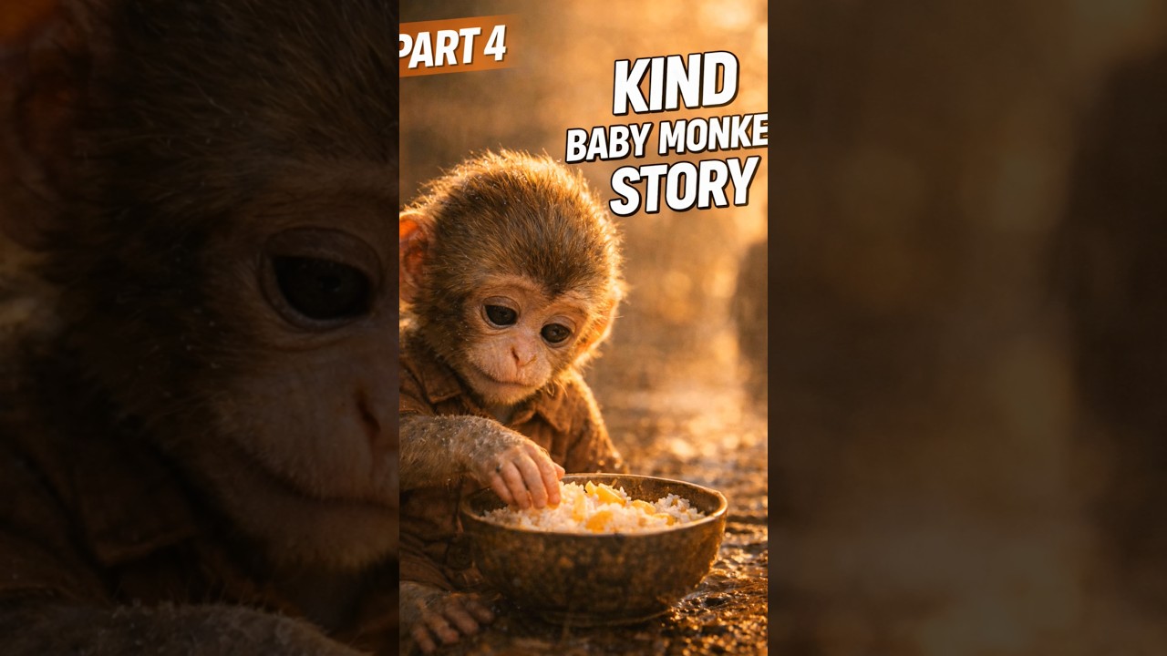 Kind Baby Monkey Rescue Story ❤️ | Emotional Animal Short Film | Part 4 