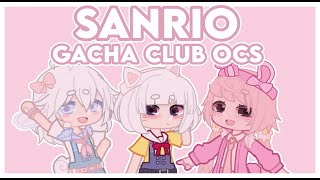 Gacha club ocs | Sanrio inspired | Hello Kitty | Gacha club aesthetic ocs | Gacha outfits | Fluery