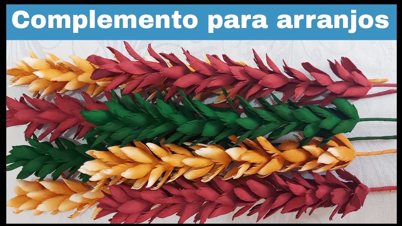 Como fazer complemento em E.V.A para arranjos