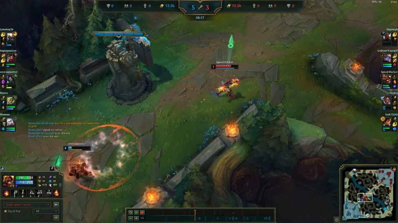 Barely managing to secure a shutdown with Phase rush/Nimbus cloak