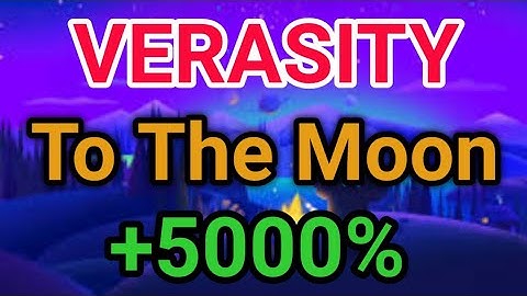 Verasity To The Moon🚀 || Verasity Price Prediction || Verasity News Today