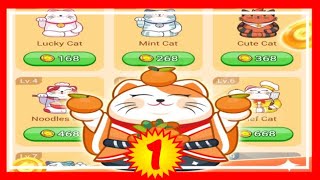 My Cat - Attract Wealth Gameplay Walkthrough PART 1 ALL LVELS 1-10 (Android, IOS) HD COIN MONEY screenshot 3