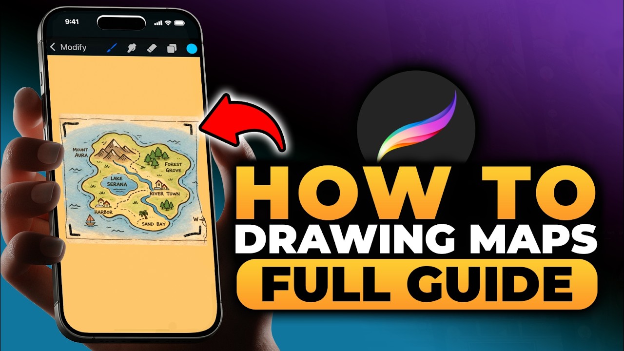 Procreate For Routing Drawing Maps On Procreate (𝟮𝟬𝟮𝟲) | BEST FULL GUIDE | NO Yapping, To The ...