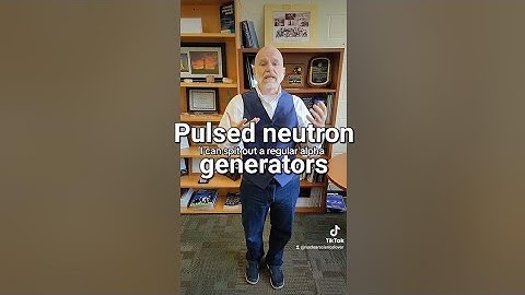 pulsed neutron generators