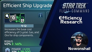 Star Trek - Fleet Command - Efficiency Research