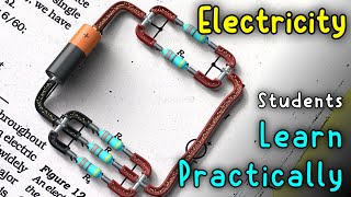 Solve complex problems in circuit designing with Animation and practical. Part 7