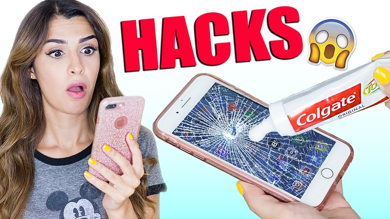 Was Passiert Wenn Man Zahnpasta Isst VIRALE LIFE HACKS 😱 WAS PASSIERT WENN MAN ZAHNPASTA AUFS HANDY SCHMIERT
