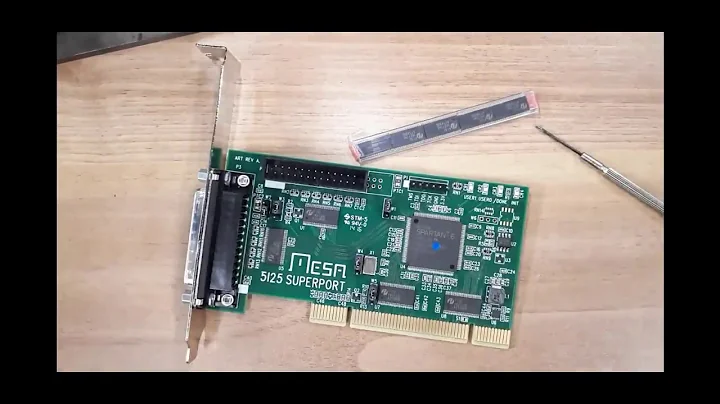 Replaced a broken bus switch from the Mesa 5i25 Superport PCI Card