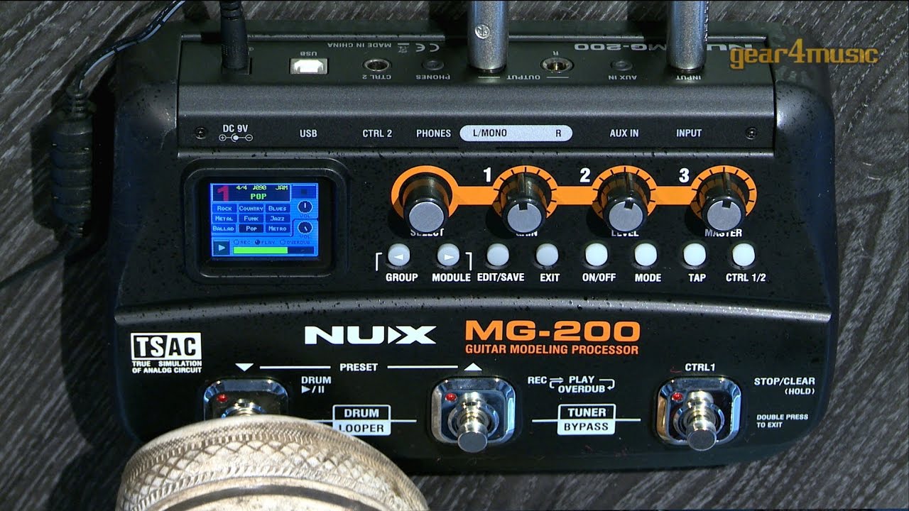 NUX MG-200 Multi Effects Pedal