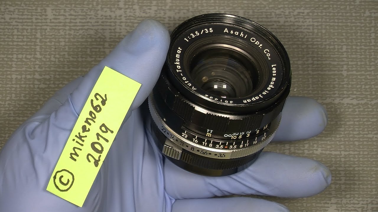 Lm47 Re-grease with LIQUI-MOLY LM47 MoS2 in Auto Takumar 1:3.5 / 35 (this is ...