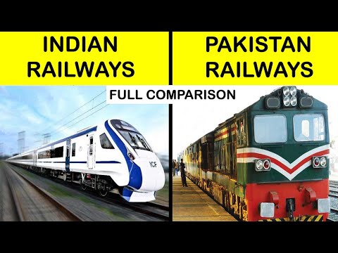 Indian Railways vs Pakistan Railways Full Comparison in Hindi 2021| Indian Train vs Pakistan Train