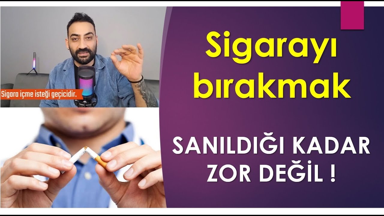 Sigarayı nasıl bıraktım? | Sigara bırakma yöntemi | 1 Günde sigara bırakmak