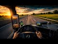 NEW Mercedes Actros POV 🔥 ASMR Driving on Germany’s Autobahn 🇩🇪 | 4K Road Sounds 