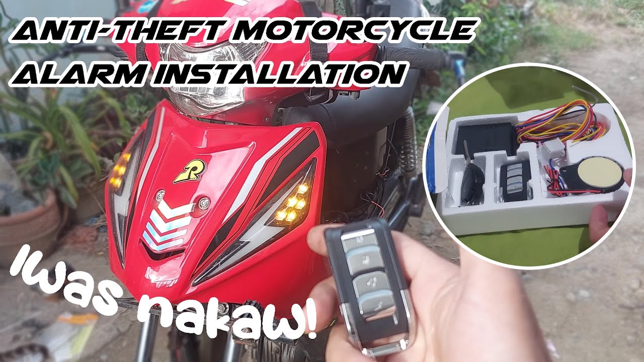 AntiTheft Motorcycle Alarm Installation / Iwas Nakaw / Madali lang