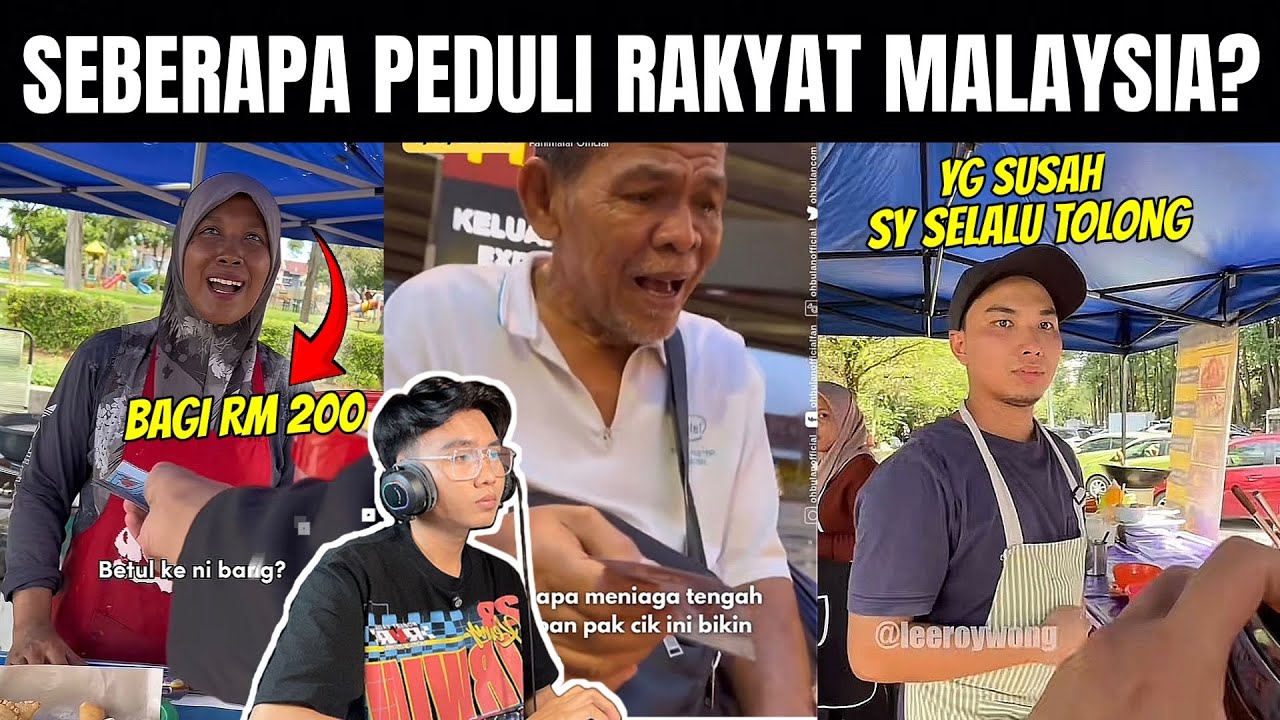 MENTALITY RAKYAT MALAYSIA !! TAK KIRA TUA MUDA SEMUA SAMA ! BERJIWA PENOLONG ! 