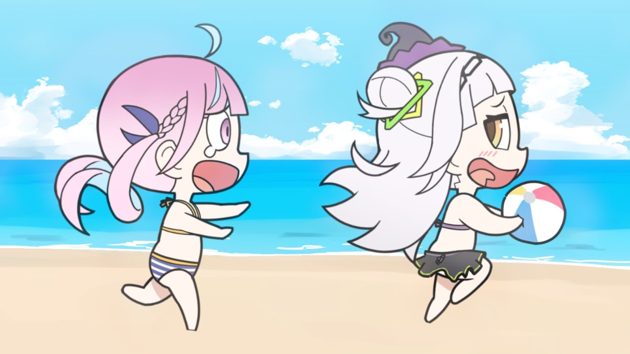 Hololive summer [Running meme] (Hololive Animation)