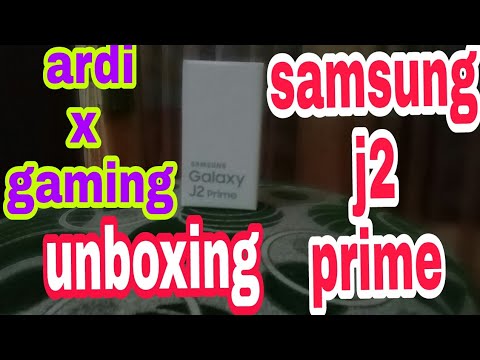 Unboxing hp samsung j2 prime.  (Baru pertama review hp)