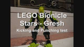 LEGO Bionicle Stars - Gresh - Kicking and Punching Test