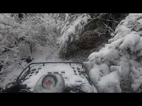 pt 1 Polaris sportsman 700 first snow 10/30/20