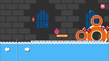 Dadish. World 4. Level 38. Walkthrough with Star.