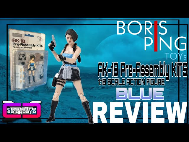 cXc Boris Ping Toys AK 18 BLUE Pre-Assembly Kit for 1:18 Scale