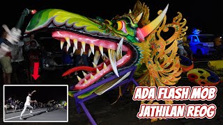 LAYANGAN NAGA GAGAL TERBANG TAPI ADA FLASH MOB JATHILAN REOG DI JLS BANTUL