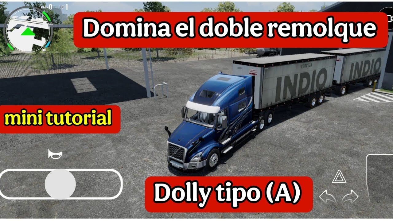 Truck Simulator Big Rigs doble remolque mini tutorial 😎👍🚩🚩🚩