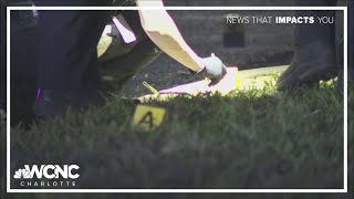 At least one shot in north Charlotte on Sunday