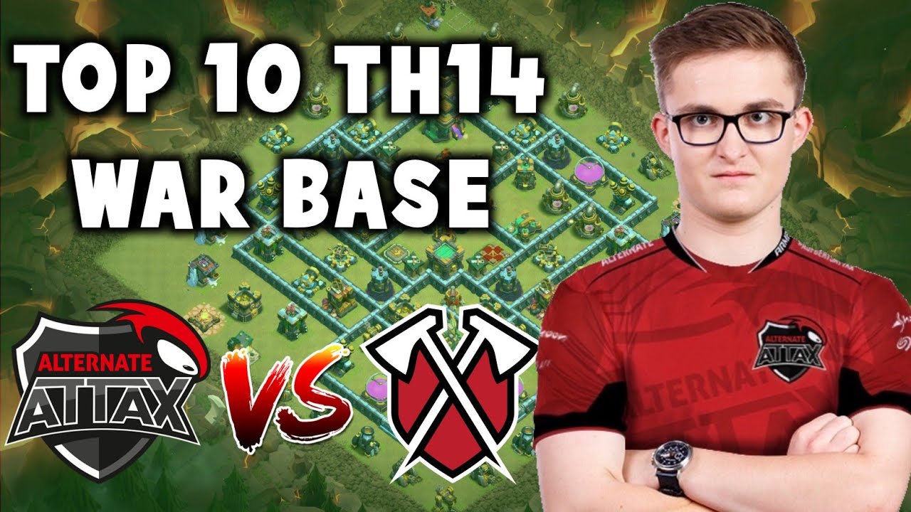 Top 10 Th14 War Base with Link | ATN ATTAX vs Tribe Gaming Bases & NGT Legends vs Activit-E Bases