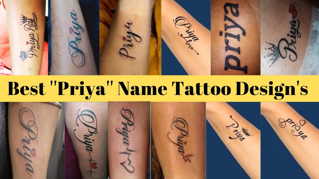 Priya   tattoo font download free scetch
