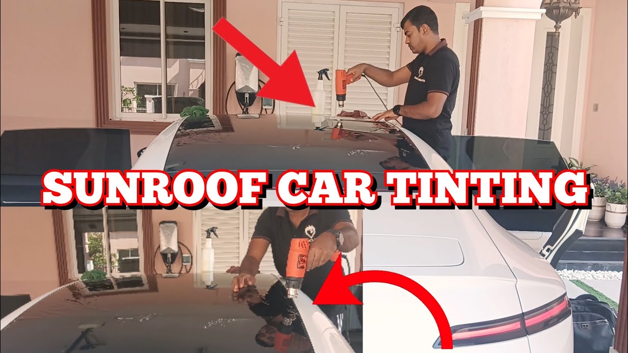 Perfect Sunroof Tinting Fix | Clean Finish, No Bubbles! 🚘🔥
