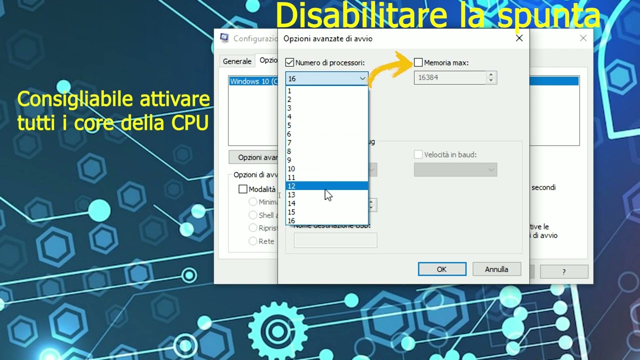 Sfruttare interamente la RAM su Windows