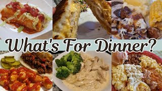 What's For Dinner? 6 EASY Dinners Of The Week!