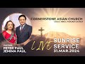 Mar 31 2024   sunrise service   cornerstone asian church  live