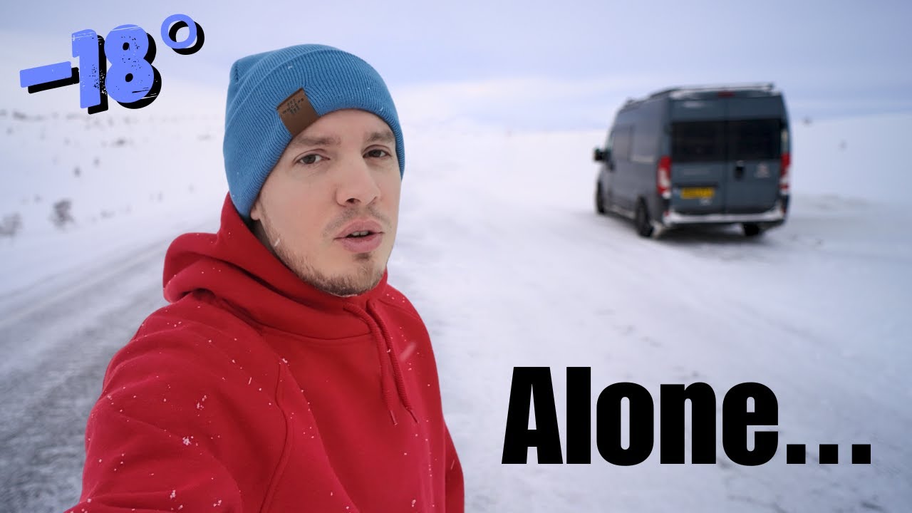 Extreme Winter Van Camping (Arctic circle)