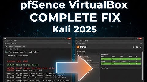 pfSense VirtualBox NIGHTMARE - Here