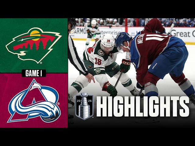 Video: Wild vs. Avalanche | NHL Playoff Highlights | Game 1 | May 3, 2026